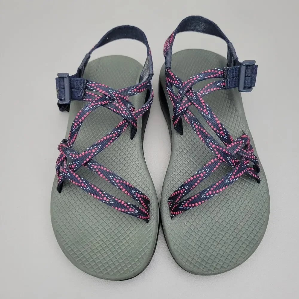 Chaco Womens Sandal Z Cloud X2 Size 7 Action Blue Multicolor Hiking Adjustable